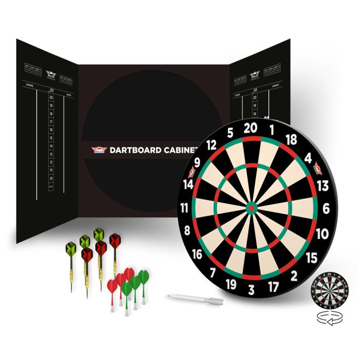 Bull's Magnetic Paper Dartboard Cabinet dartskap