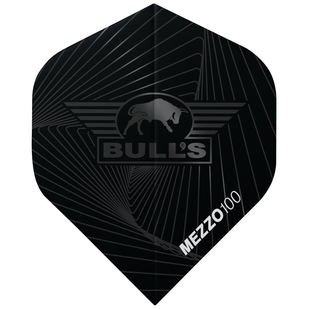 Bull's Mezzo 100 No.2 Dart Flights Black