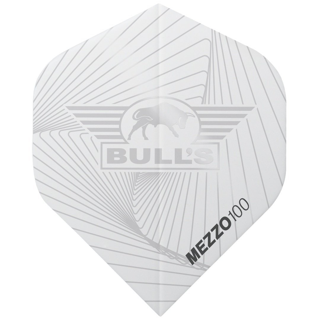 Bull's Mezzo 100 White No.2 Dart Flight
