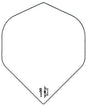 Bull's Plain One 00 No.2 White Dart Flights 