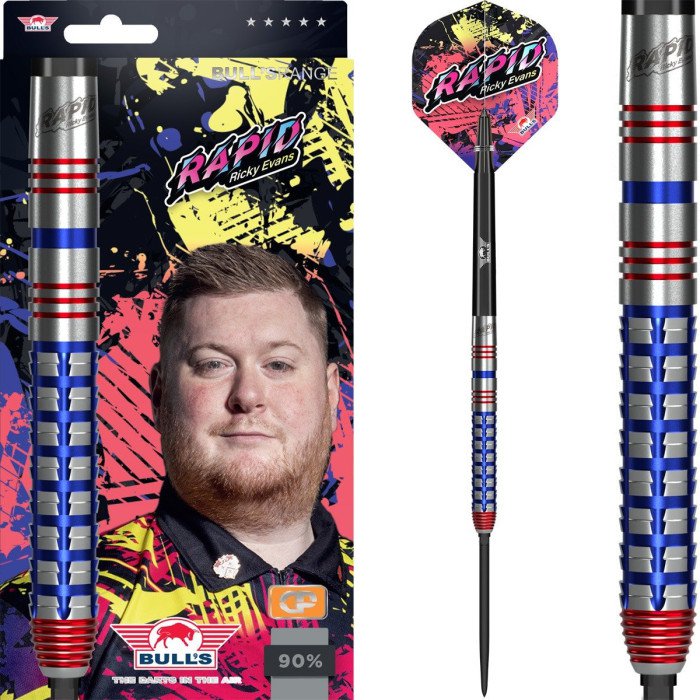 Bull's Ricky Evans CP – dartpiler i 90 % tungsten