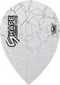 Bull's Shape 100 White Pear Dart Flights
