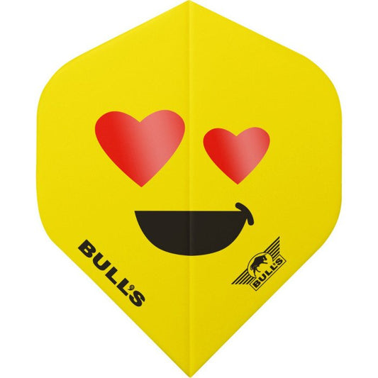 Bull's Smiley 100 Heart-eyes No.2 Dart Flights