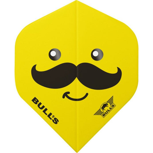 Bull's Smiley 100 Mustache Dart Flights No.2 