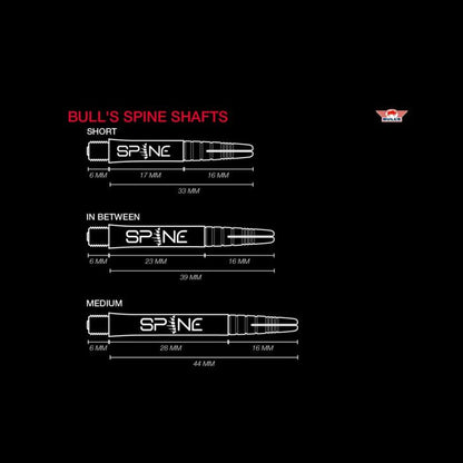 Bull's Spine Dart Shafts Orange