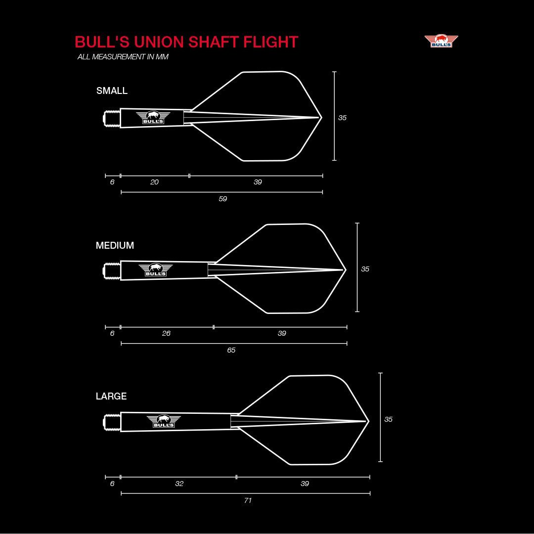 Bull's Union Dart Flight System