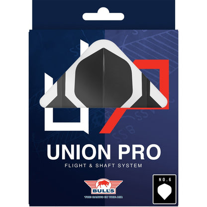 Bull's Union Pro Dart Flight System No.6 Black
