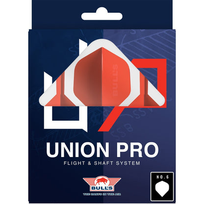 Bull's Union Pro Dart Flight System No.6 Red Large
