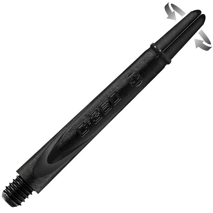 Harrows Carbon 360 Black Dart Shafts 360-graders roterende topp