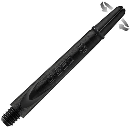 Harrows Carbon 360 Black Dart Shafts 360-graders roterende topp
