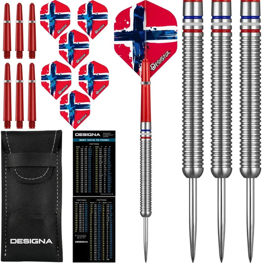 Designa Patriot Norway Dartpiler 90% Tungsten
