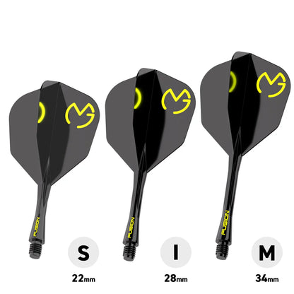 Fusion Integrated Dart Flight & Shaft #6 Mvg Design