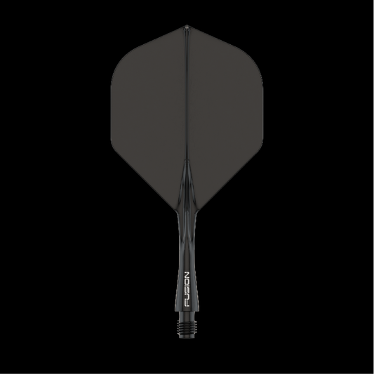 Fusion Integrated Dart Flights & Flight #2 Black