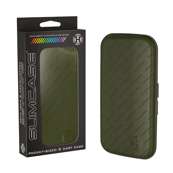 Harrows Slimcase 6 Darts Etui Green