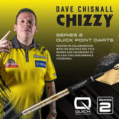 Harrows Chizzy 90% Series 2 Quick Point Darts