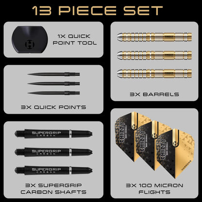 Harrows Chizzy 90% Series 2 Quick Point Darts
