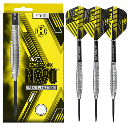 Harrows NX90 Bomb 90% Steel Tip Dartpiler