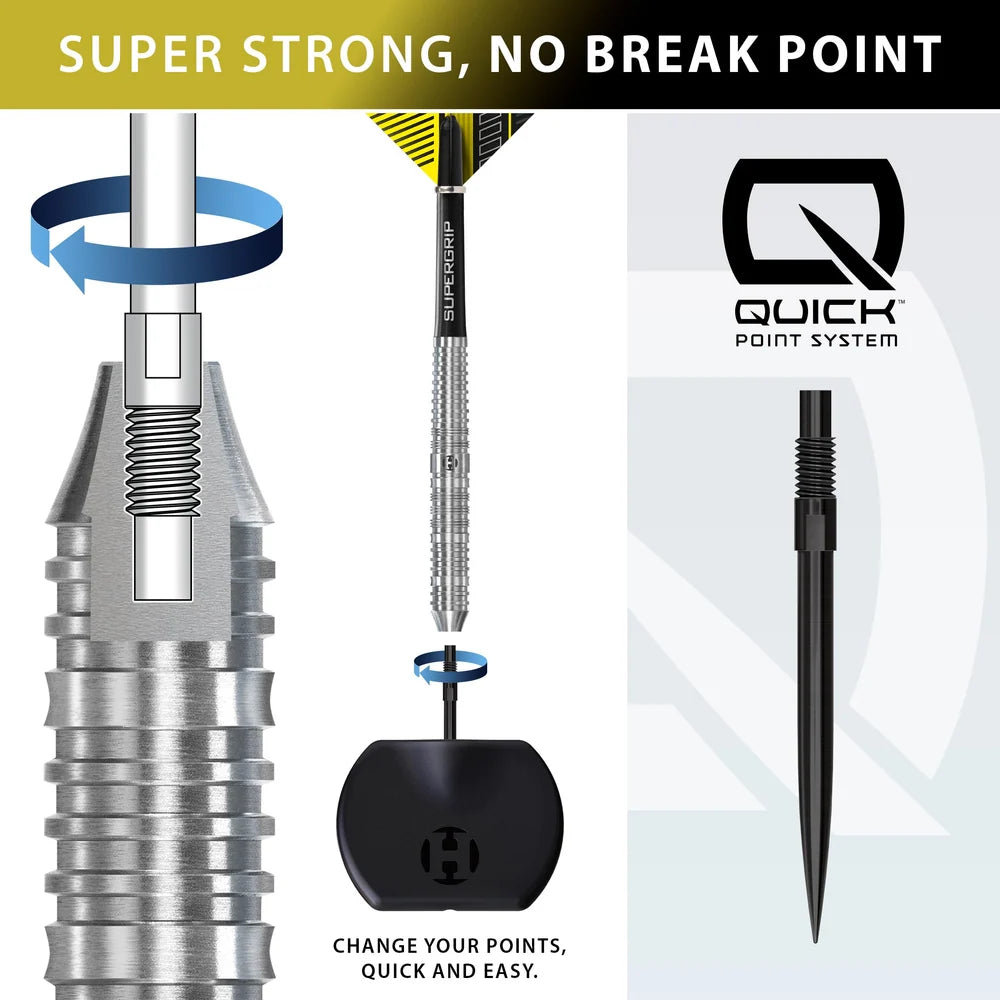 Harrows NX90 Parallel 90% Quick Point Darts