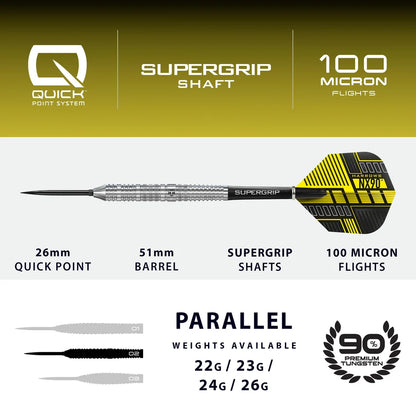 Harrows NX90 Parallel 90% Quick Point Darts