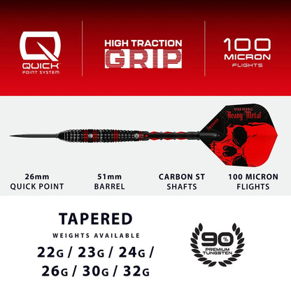Harrows Ryan Searle 90% Quick Point Darts