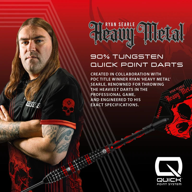 Harrows Ryan Searle 90% Quick Point Darts