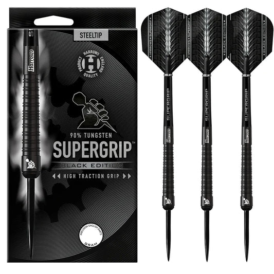 Harrows Supergrip 90% Black Edition Dartpiler
