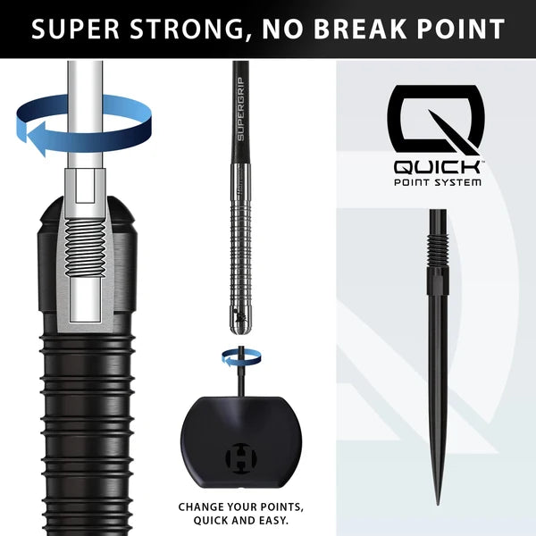 Harrows Supergrip Black Edition 90% | Dartklubben