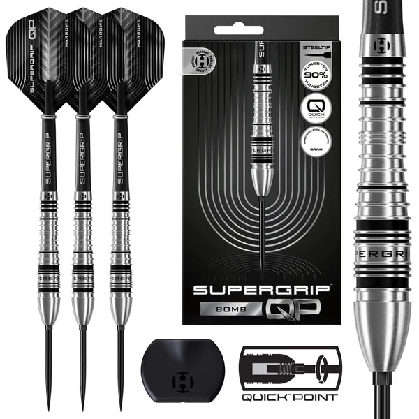 Harrows Supergrip QP Bomb 90% Dartpiler | Dartklubben