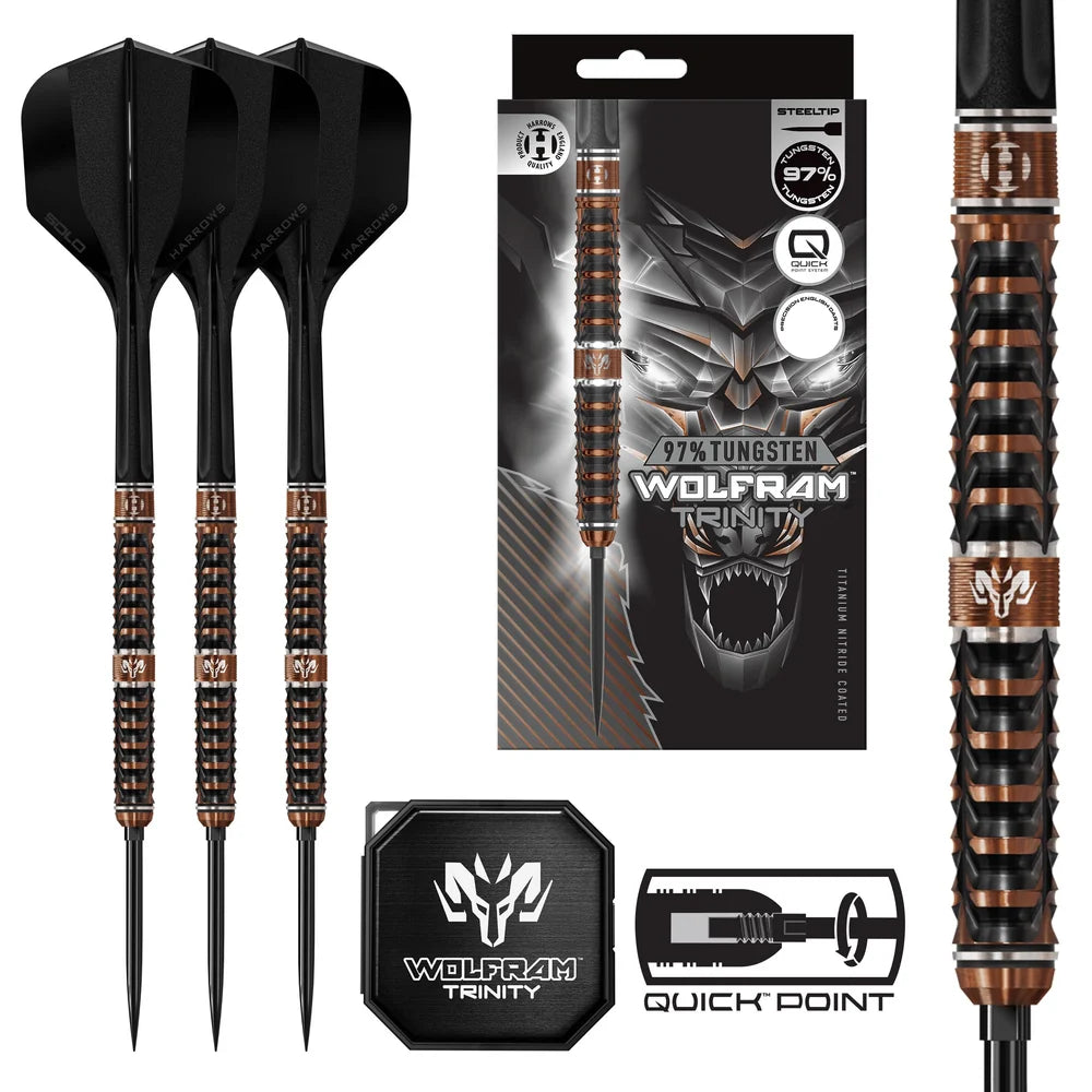 Harrows Wolfram Trinity 97 % dartpiler | Dartklubben