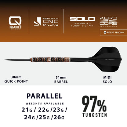 Harrows Wolfram Trinity 97 % dartpiler | Dartklubben