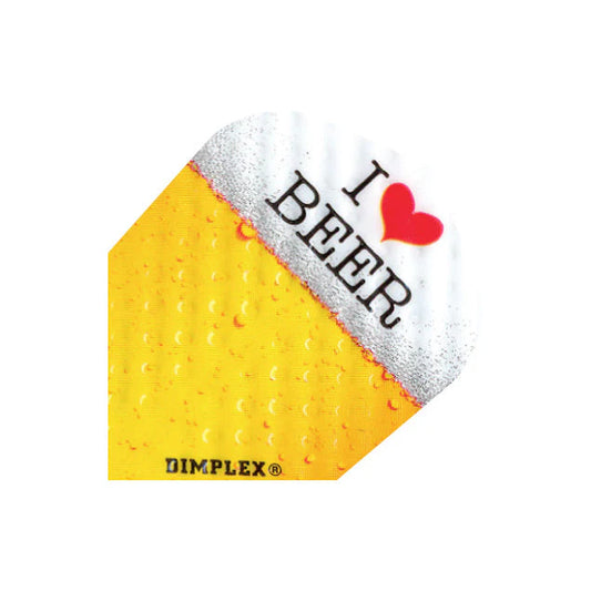 Harrows Zoom Dimplex I Love Beer Dart Flights 