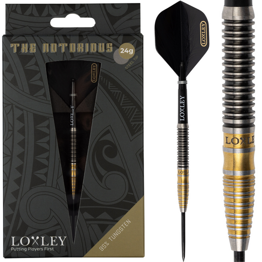 Loxley Notorious 95% Tungsten 24g Dartpiler