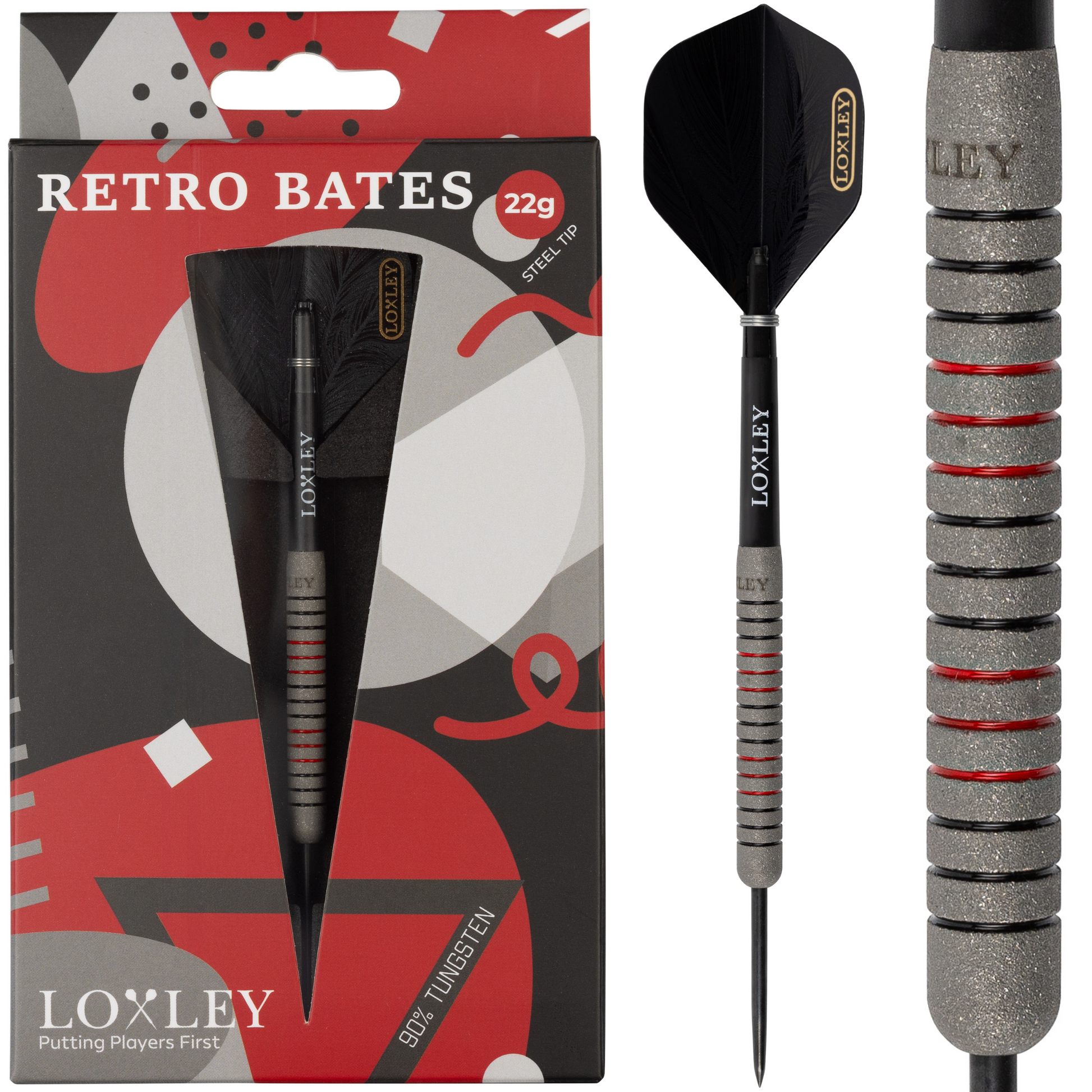 Loxley Retro 90% Tungsten 22g Dartpiler