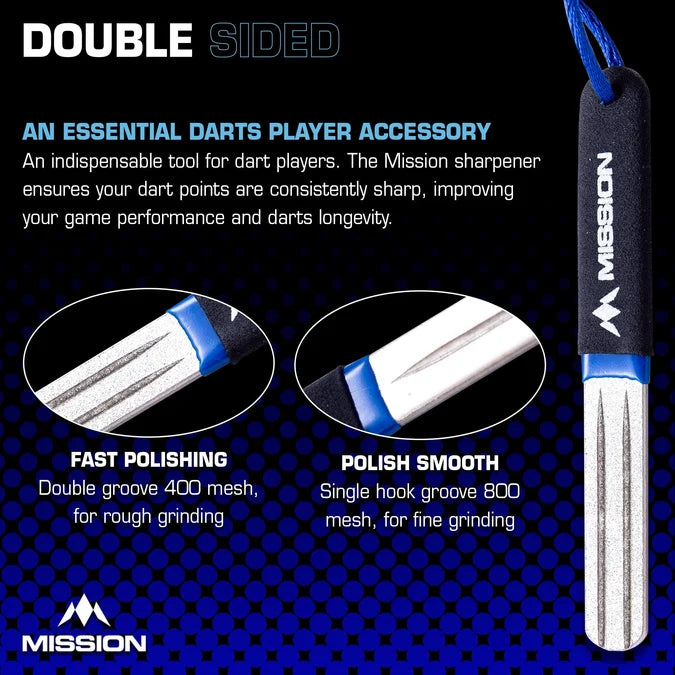 Mission Diamond Dart Point Sharpener bryner | Dartklubben