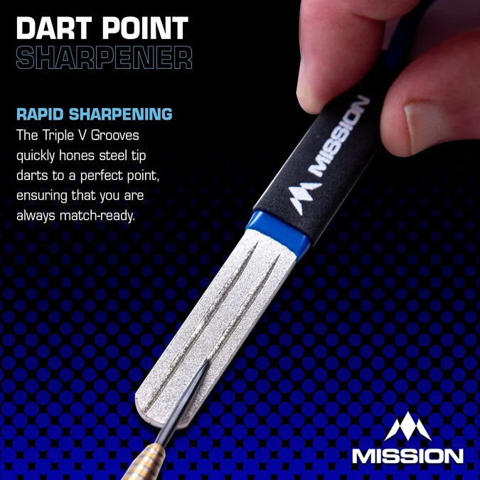 Mission Diamond Dart Point Sharpener bryner | Dartklubben