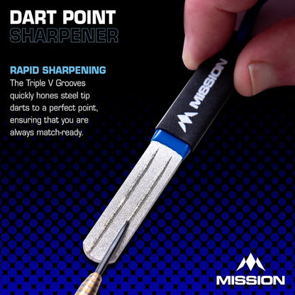 Mission Diamond Dart Point Sharpener bryner | Dartklubben