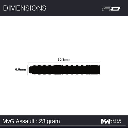 Winmau MvG Assault - Michael van Gerwen Dartpil 23 gram