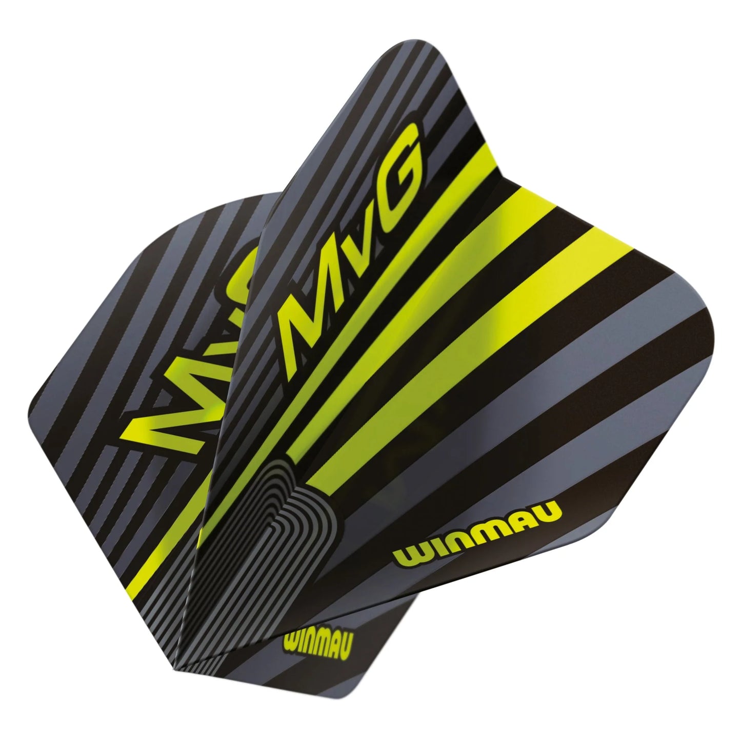 MvG Black Grey & Green Dart Flights – Winmau 