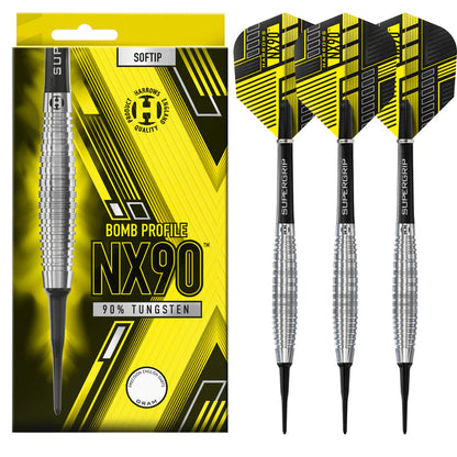 Harrows NX90 90% Softtip Dartpiler - Premium Tungsten