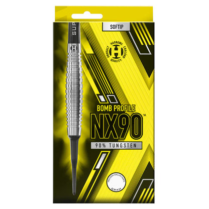 Harrows NX90 90% Softtip Dartpiler - Premium Tungsten