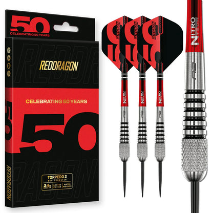 Red Dragon Fightmaster Torpedo 2 80% Tungsten Dartpiler