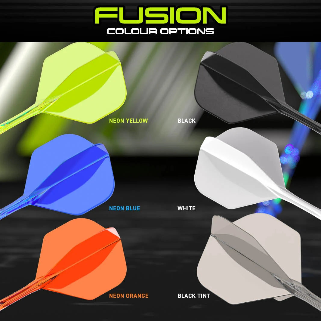 Winmau Fusion #2 Integrated Flight & Shaft Black