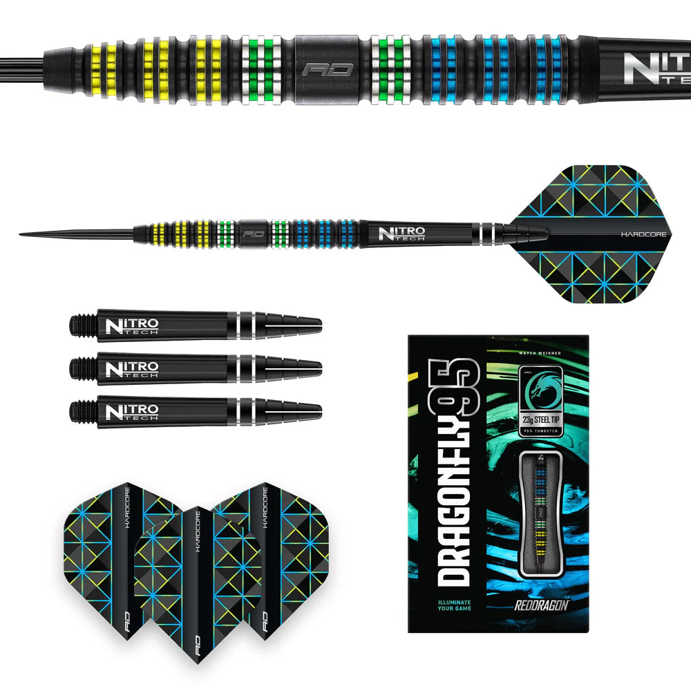 Red Dragon Dragonfly 95% Black Tapered Dartpiler