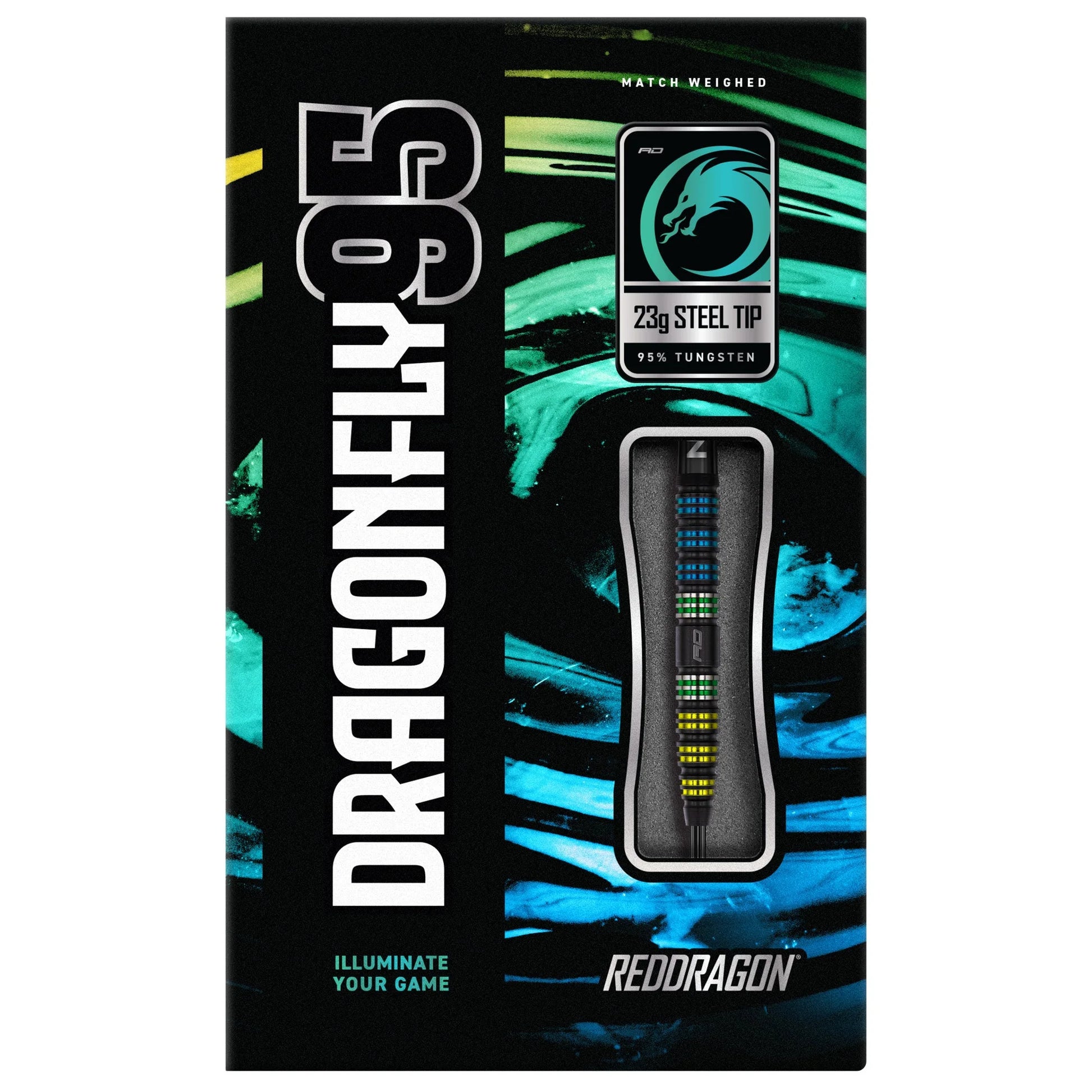 Red Dragon Dragonfly 95% Black Tapered Dartpiler