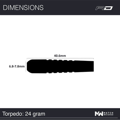 Red Dragon Flightmasters Torpedo 80% 22g Dartpiler