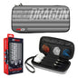 Red Dragon Monza Grey Dart Case - Premium Dart Etui