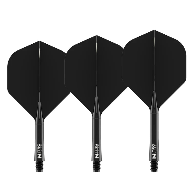 Red Dragon Nitro Flite Black Shaft and Black Dart Flight 