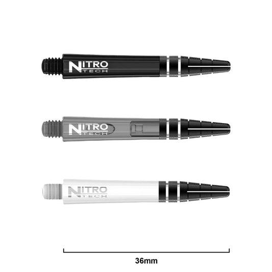 Red Dragon Nitrotech Short Black Dart Bakstykker 