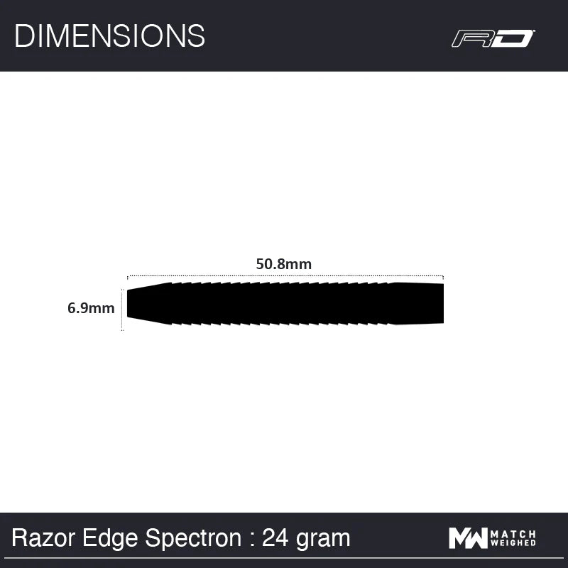 Red Dragon Razor Edge Spectron 85% 24g Dartpiler