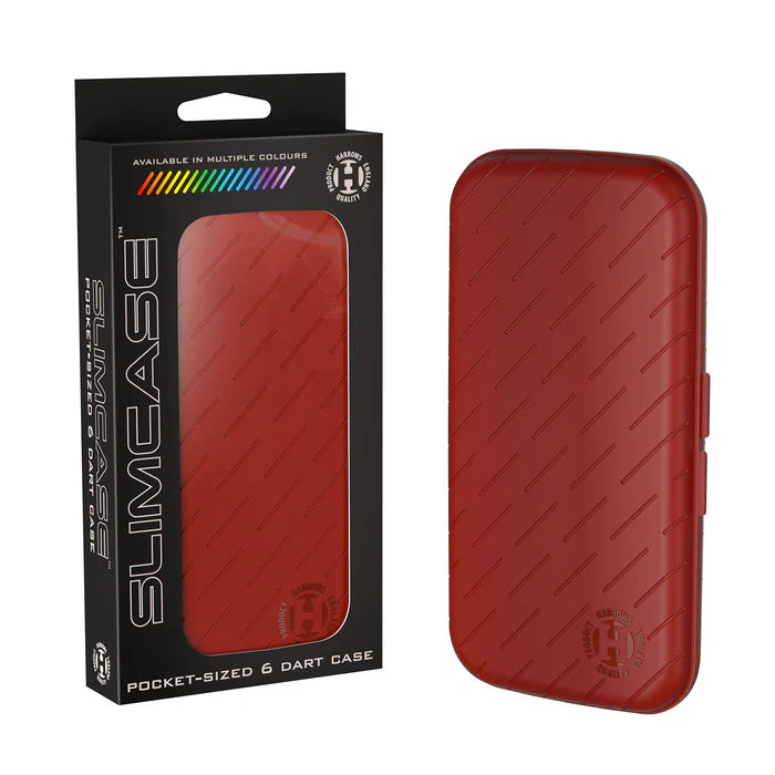 Harrows Slimcase 6 Darts Etui Red